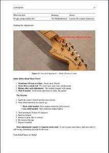 Truss Rod Adjustment - Rotate 1/8 turn at a time